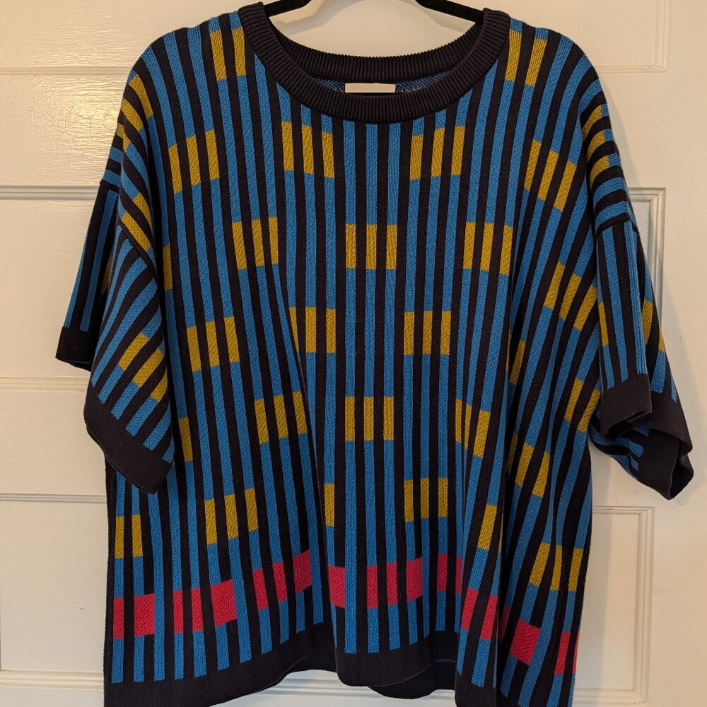 The Endery Bauhaus Short Sleeve Sweater Tee (Color Discontinued)